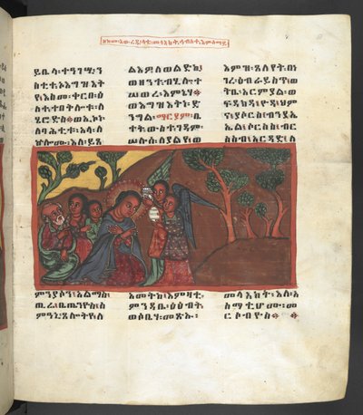 Ou. 607 f051r, Cena da vida da Virgem Maria, de 