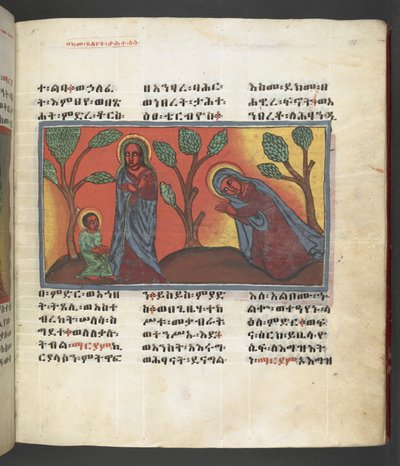 Ou. 607 f174r, Cena da vida da Virgem Maria, de 