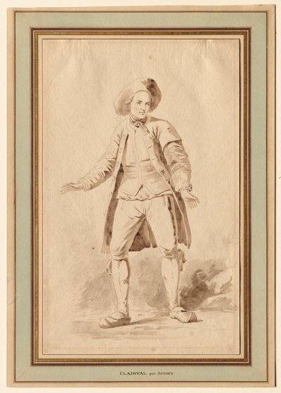 O ator Clairval de Etienne Aubry