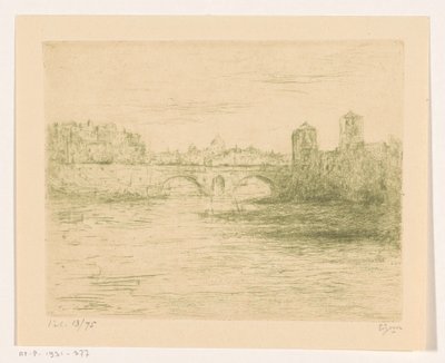 Tibre, Roma de Etienne Bosch (signed by artist)