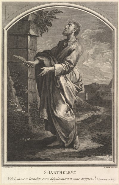 São Bartolomeu, 1726. de Etienne Brion