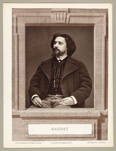 Alphonse Daudet (romancista francês, 1849-1897) de Etienne Carjat