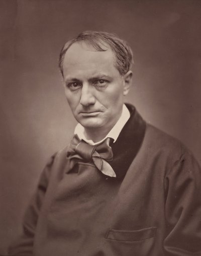 Charles Baudelaire,1861, impresso em 1877 (foto) de Etienne Carjat