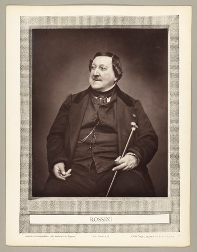Gioachino Antonio Rossini (compositor italiano, 1792-1868) de Etienne Carjat