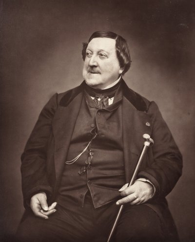 Gioachino Antonio Rossini Compositor italiano, 1792-1868, 1862. de Etienne Carjat