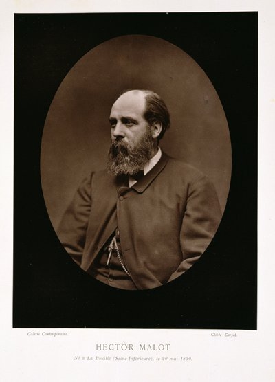 Hector Malot (1830-1907), de &39;Galerie Contemporaine&39;, c.1874-78 de Etienne Carjat