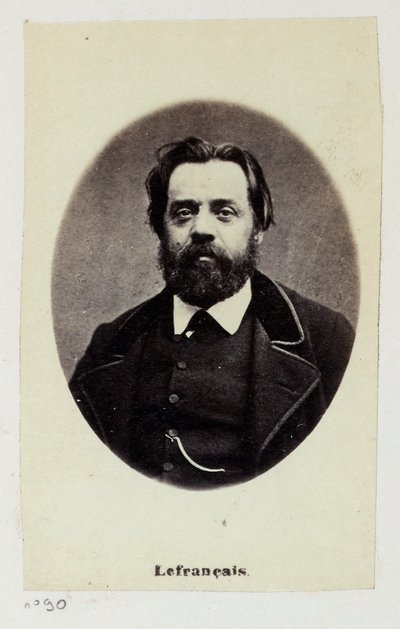 Lefrançois Adolphe Gustave, dito Gustave Lefrançais (1826-1901). Professor, criou em 1849 com Pauline Roland (1805-1852) a Associação dos Professores Socialistas. Membro da Comuna, integrou a Comissão do Trabalho e das Finanças.... de Etienne Carjat