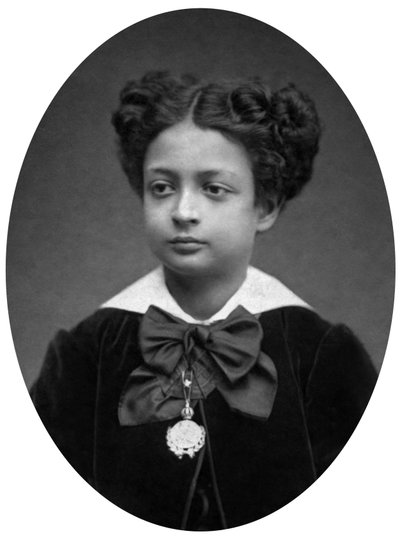 Maurice Dengremont (1867-1893) violonista, em criança, 1876 de Etienne Carjat