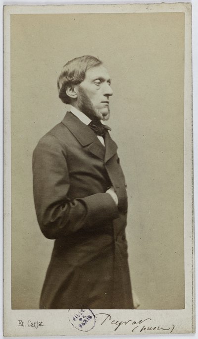 Retrato de Peyrat Alphonse, (1812 - 1890), (publicista, político) de Etienne Carjat
