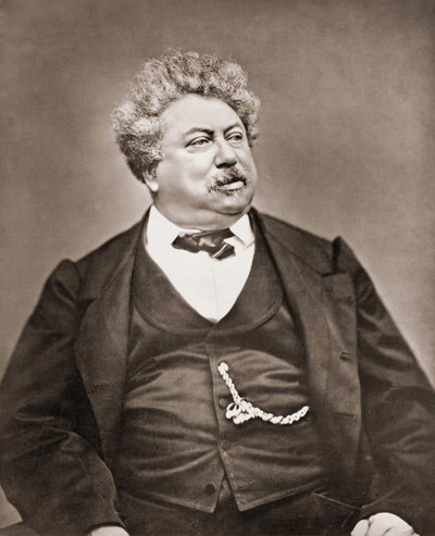 Retrato de Alexandre Dumas Père, de Carjat. de Etienne Carjat