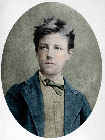 Retrato de Arthur Rimbaud (1859 - 1891) aos 17 anos de idade. de Etienne Carjat