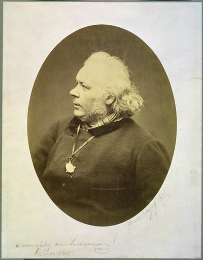 Retrato de Honore Daumier (1808-79) 1861 (albumen print) de Etienne Carjat