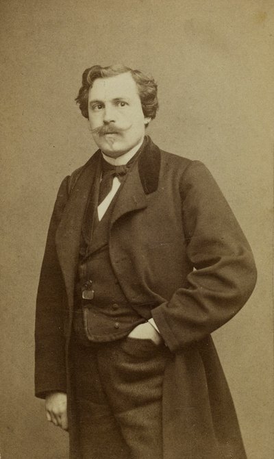 Retrato de Jules Huot de Goncourt 1830-1870. de Etienne Carjat