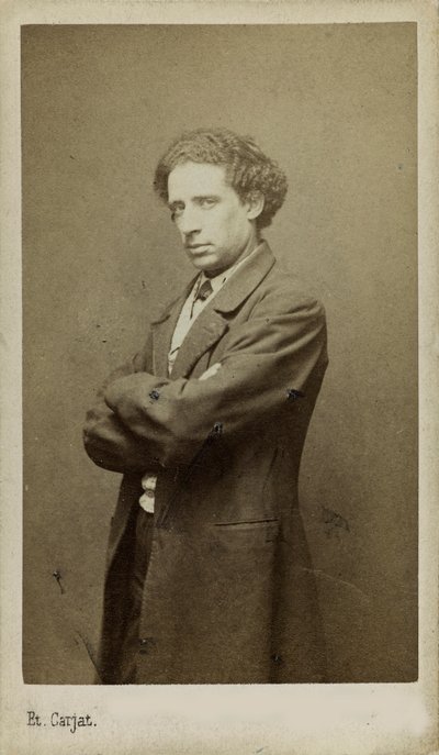 Retrato do Compositor Olivier Métra 1830-1889 . de Etienne Carjat