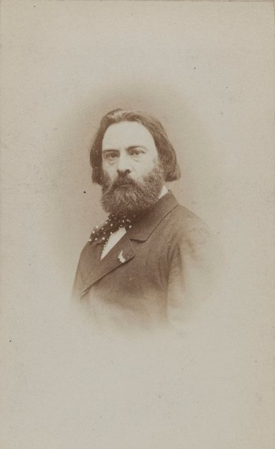 Retrato do pianista e compositor Émile Prudent 1817-1863, ca. 1860. de Etienne Carjat