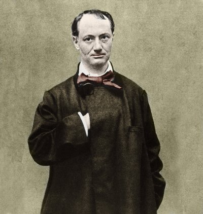 Retrato do poeta Charles Baudelaire (1821-1867). de Etienne Carjat