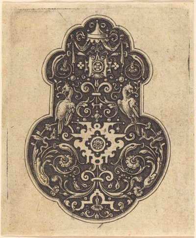 Desenhos de arabescos de Etienne Delaune