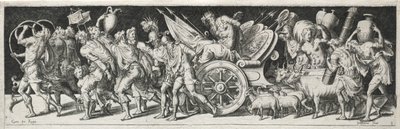 Combates e triunfos, provavelmente da década de 1560. de Etienne Delaune