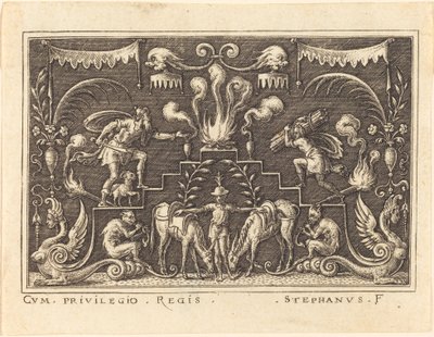 Sacrifício de Abraão de Etienne Delaune