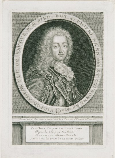 Vítor Amadeus II Duque de Saboia, Rei da Sicília e primeiro Rei do Piemonte-Sardenha de Etienne Desrochers