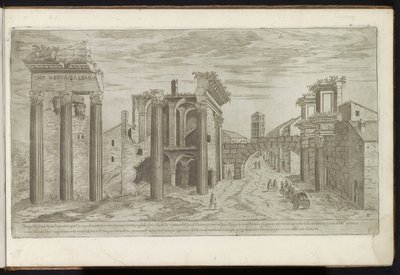 Ruínas do Fórum de Nerva Edifícios antigos (título da série) I vestigi dell