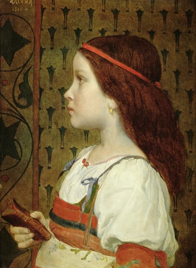 Cabeça de uma criança, 1866 de Etienne Gautier