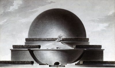 Cenotáfio de Newton de Etienne Louis Boullee