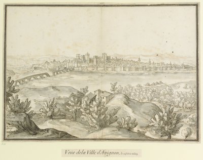 Da cidade de Avignon e arredores : Veüe de la Ville d