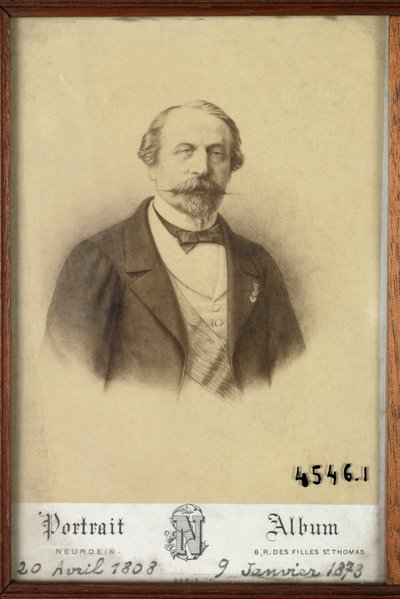 Retrato do Imperador Napoleão 3 de Etienne & Neurdein Louis Antonin (1846 p. 1915) Neurdein