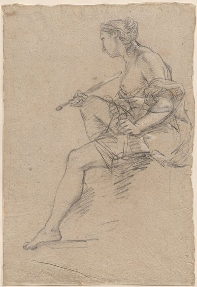 Estudo para uma alegoria da pintura de Etienne Parrocel