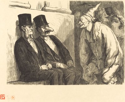Opera Ball: Você está se divertindo demais! de Etienne after Honoré Daumier