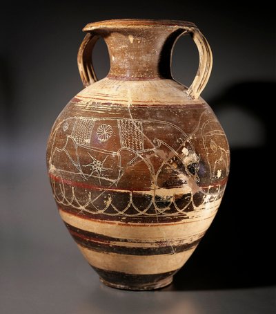 Arte etrusca: ânfora decorada pelo pintor dos Cappi de Etruscan