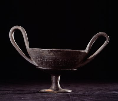 Civilização etrusca: kantharos de Etruscan