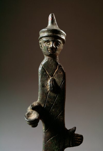 Haruspice, Escultura de Bronze, Século III a.C. de Etruscan Etruscan