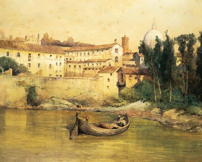 Itália, Roma, antigo Hospital Santo Spirito em Sassia (Saxia), de Ettore Roesler Franz de Ettore Roesler Franz