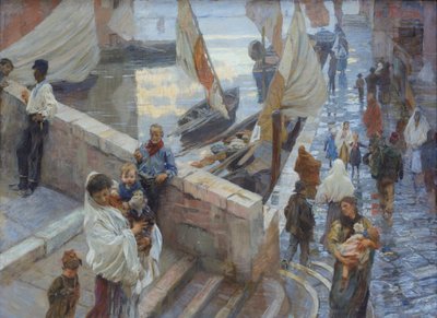 Depois da chuva em Chioggia de Ettore Tito