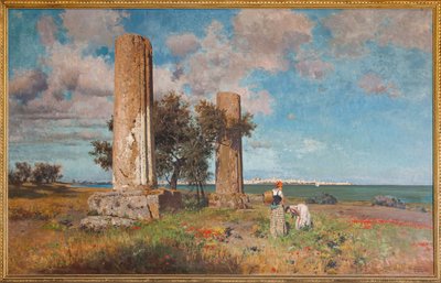 O Templo de Júpiter em Siracusa de Ettore de Maria-Bergler