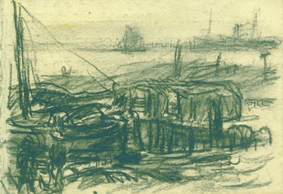Schiffe auf der Schelde de Eugeen van Mieghem