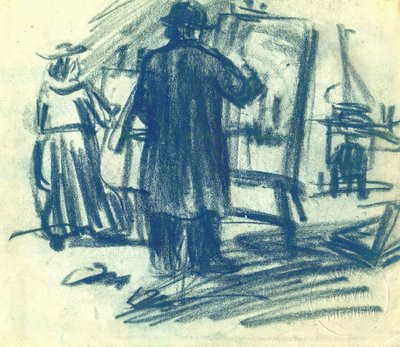 Der Maler René Bosiers de Eugeen van Mieghem