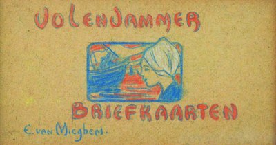 Volendam Postkarte de Eugeen van Mieghem