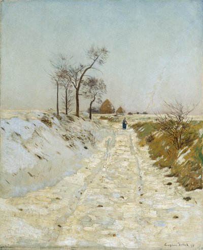 ravina no inverno de Eugen Jettel
