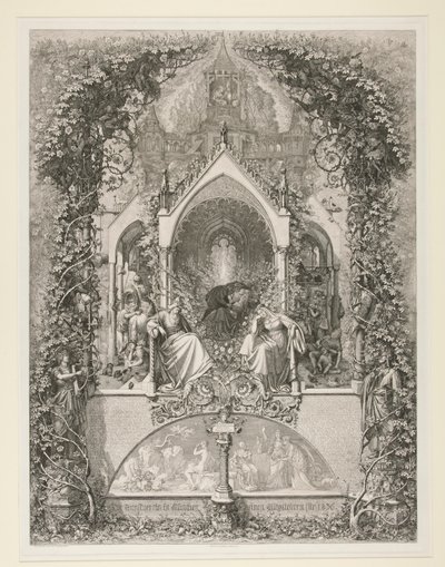 Dornrose. Maehrchen von Grimm. (A Bela Adormecida. Conto de fadas por Grimm) de Eugen Napoleon Neureuther