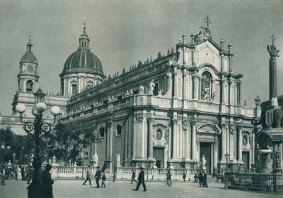 Catedral de Catania, Sicília, Itália, 1927 de Eugen Poppel