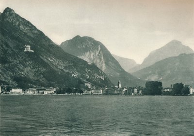 Riva del Garda do Lago de Garda, Itália, 1927 de Eugen Poppel