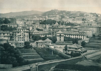 Vista de Gênova, Itália, 1927 de Eugen Poppel