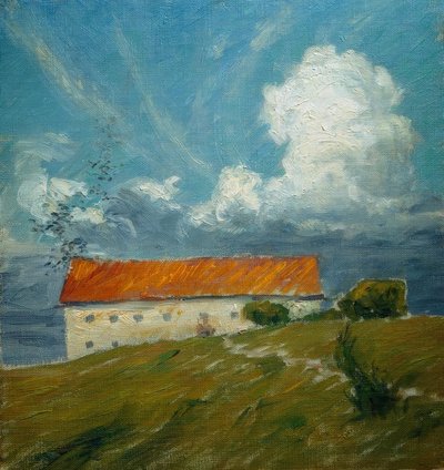 O castelo velho, esboço de Eugen Prinz von Schweden
