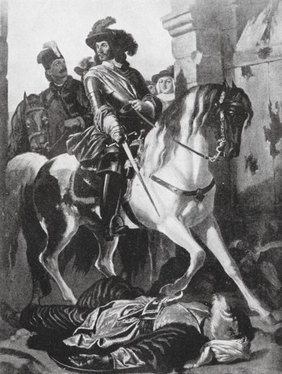 Ofen (Buda) tomada aos turcos de Eugen von (after) Blaas