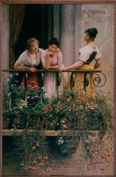A varanda de Eugen von Blaas