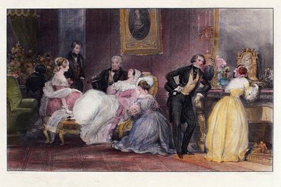 A convalescença, Cena de In Summer in Paris de Jules Janin, de Eugene Lami de Eugene Louis Lami