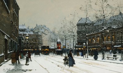 Gare du Nord, Paris de Eugene Galien-Laloue